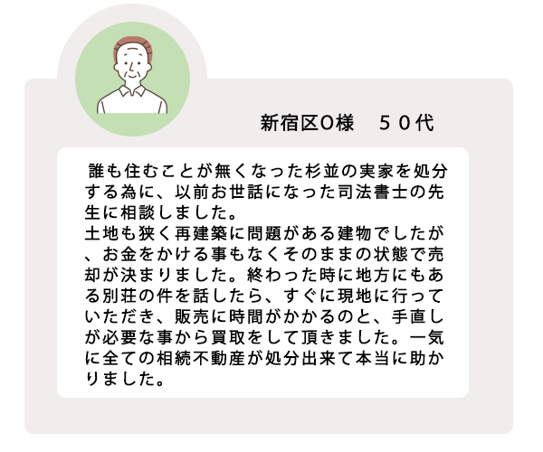 お客さの声3